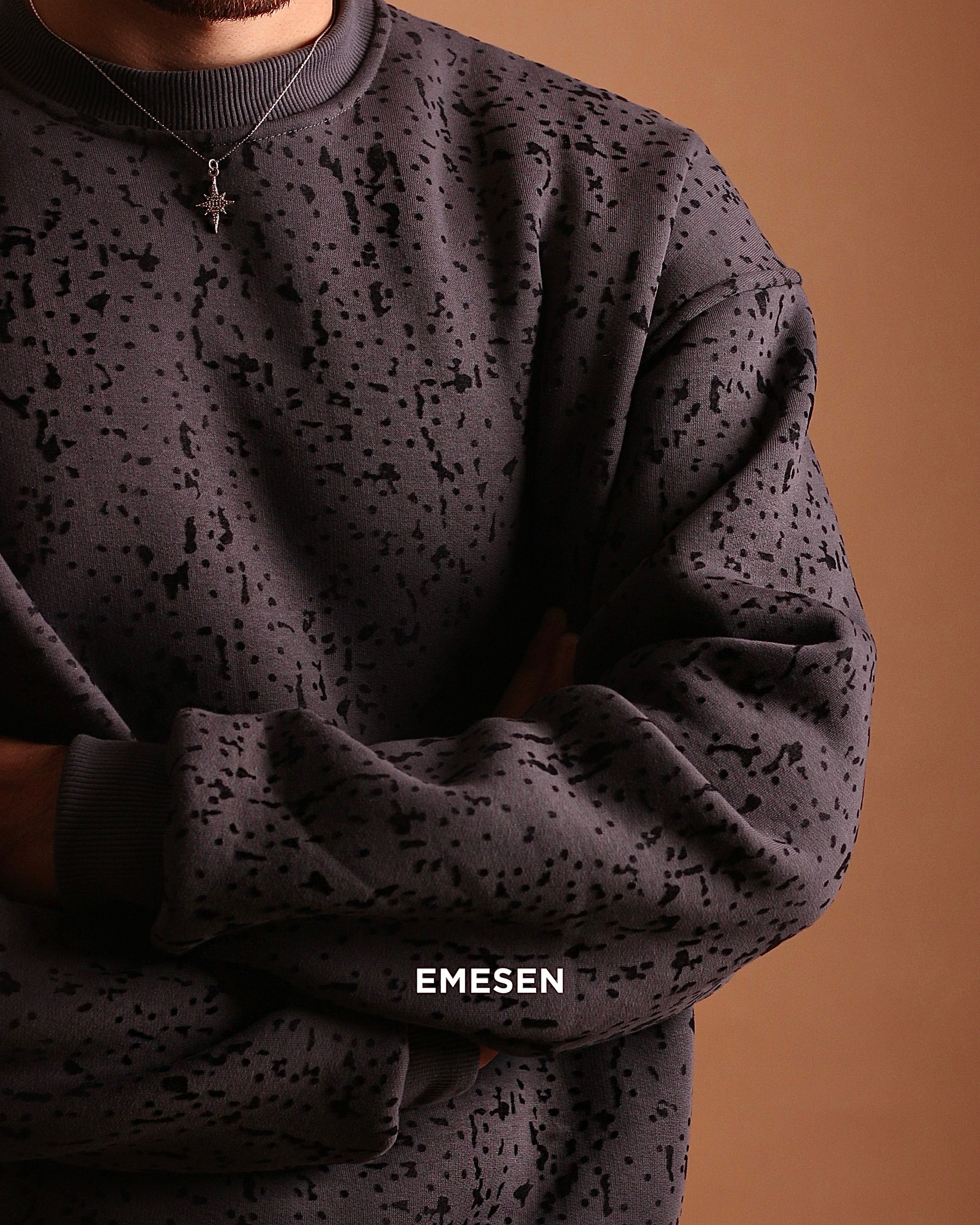 Inked crewneck