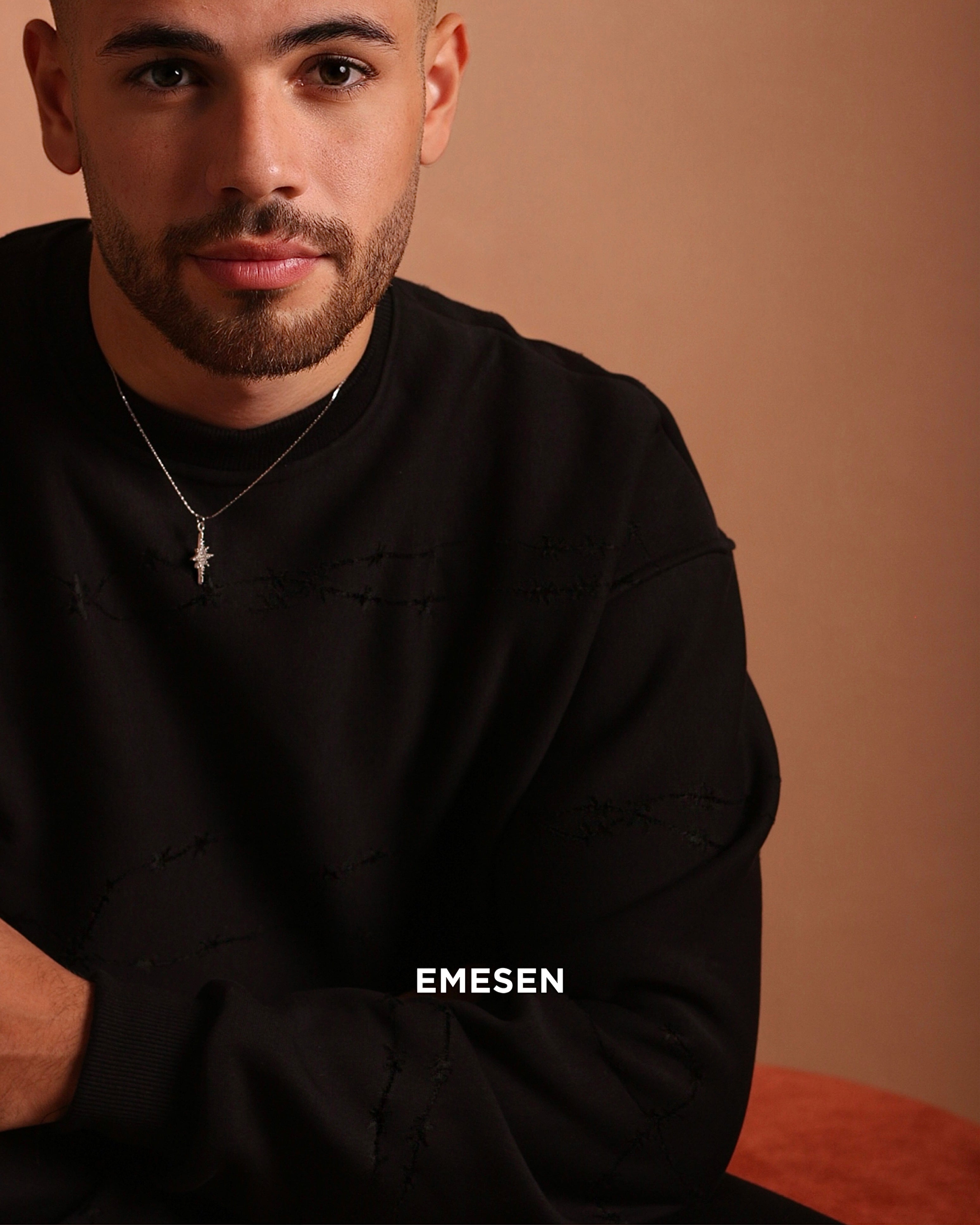 Spyke crewneck - black