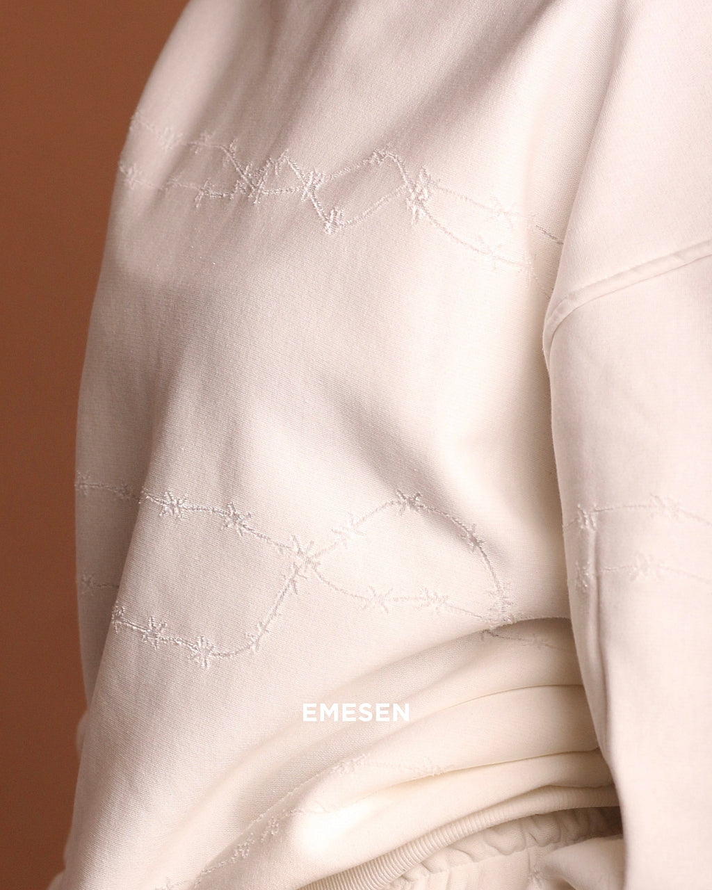 Spyke crewneck - white