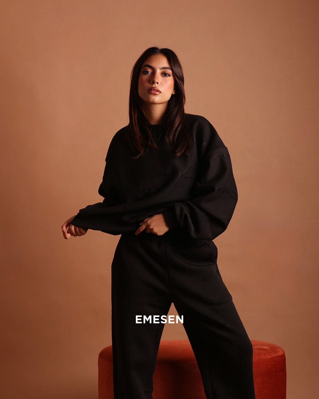 Spyke crewneck - black