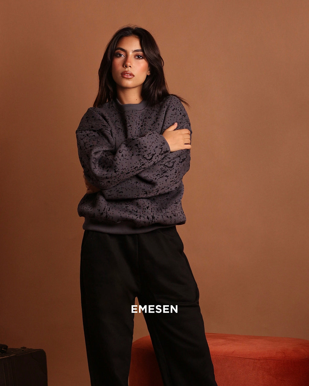 Inked crewneck