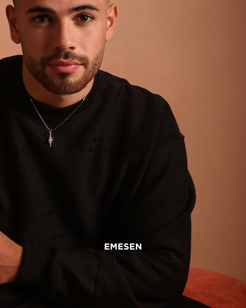 Spyke crewneck - black