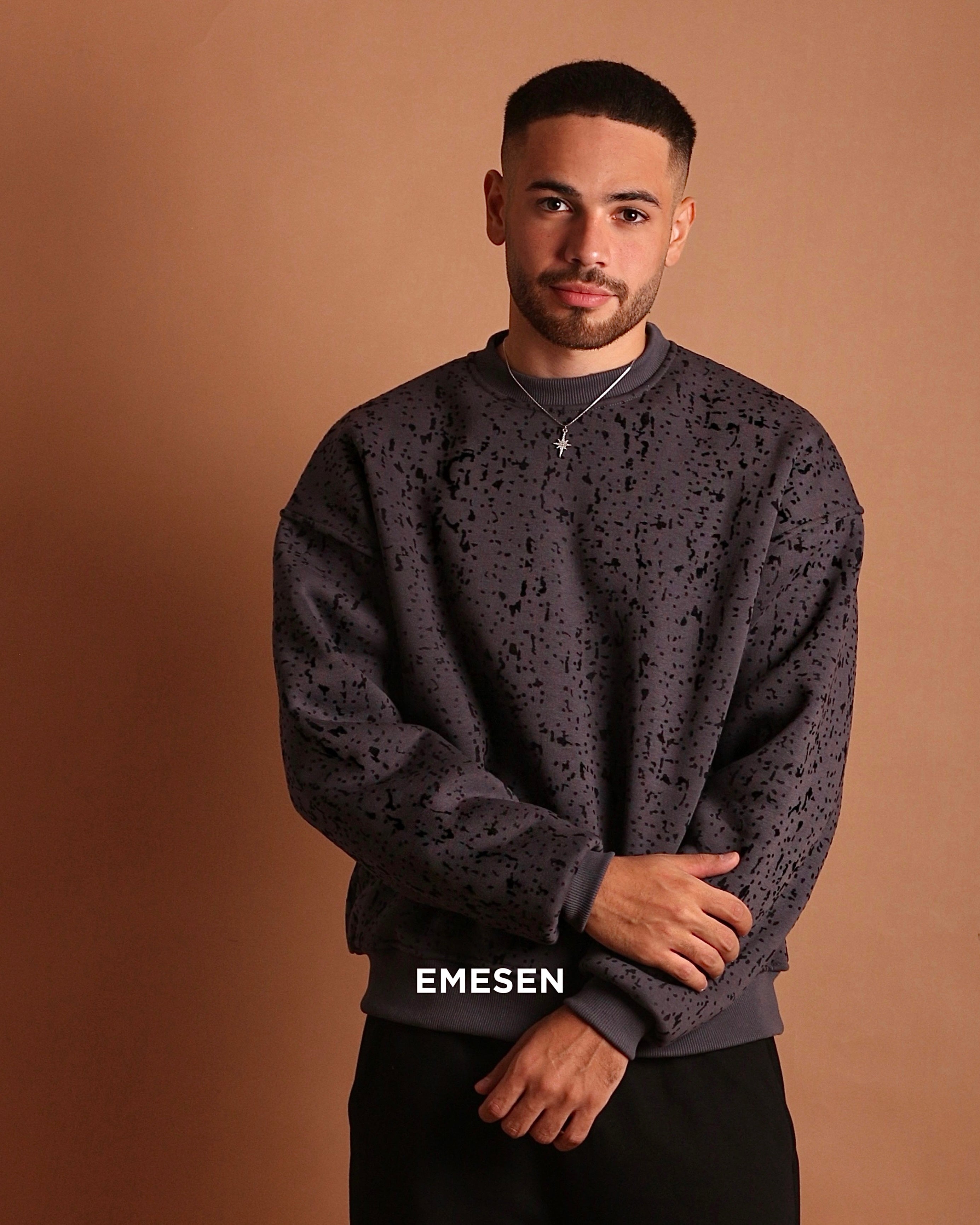 Inked crewneck