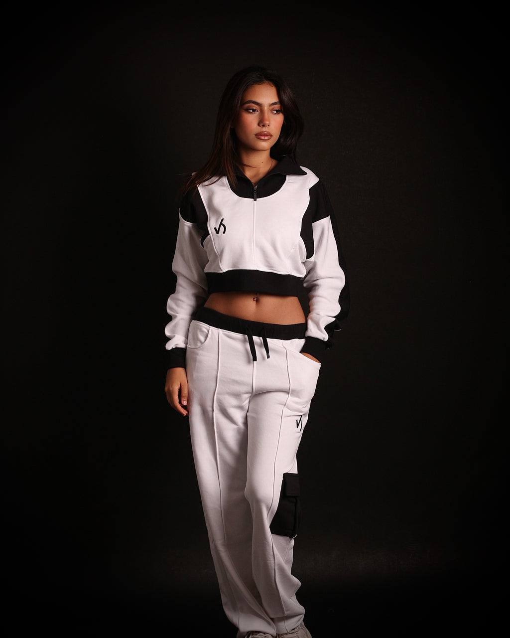 whitexBlack top