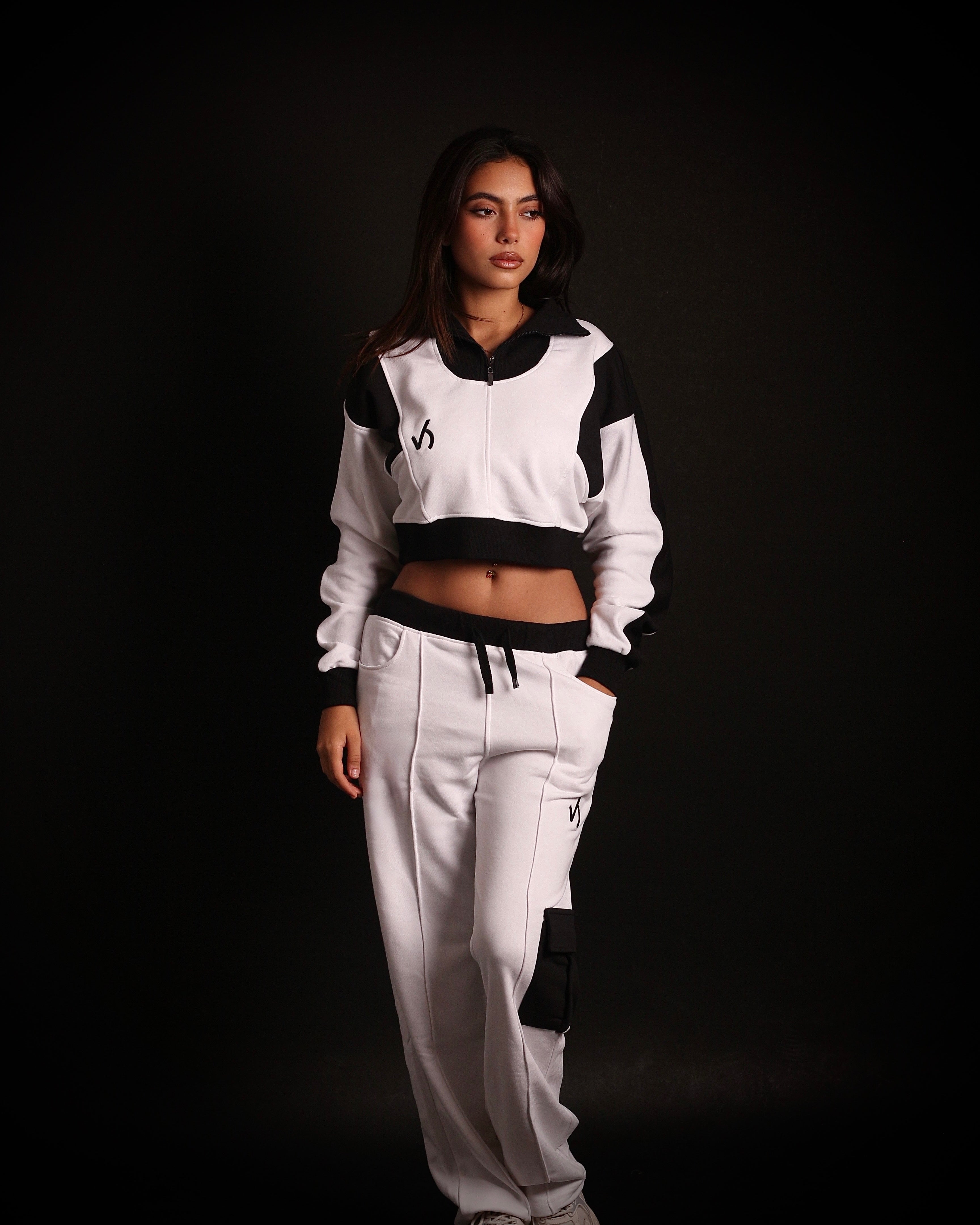 whitexBlack top